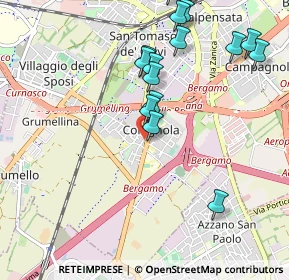Mappa Via della Vittoria, 24126 Bergamo BG, Italia (1.275)