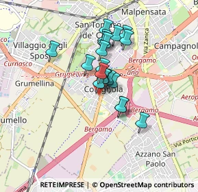 Mappa Via della Vittoria, 24126 Bergamo BG, Italia (0.6205)