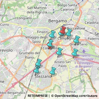 Mappa Via Mameli Goffredo, 24126 Bergamo BG, Italia (1.62636)