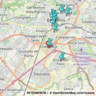 Mappa Via Mameli Goffredo, 24126 Bergamo BG, Italia (2.38727)