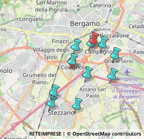 Mappa Via della Vittoria, 24126 Bergamo BG, Italia (1.62636)