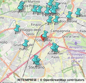 Mappa Via della Vittoria, 24126 Bergamo BG, Italia (2.351)