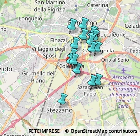 Mappa Via della Vittoria, 24126 Bergamo BG, Italia (1.35579)