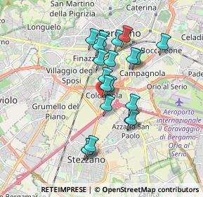 Mappa Via della Vittoria, 24126 Bergamo BG, Italia (1.4915)