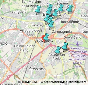 Mappa Via della Vittoria, 24126 Bergamo BG, Italia (1.95308)