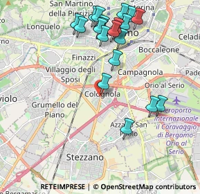 Mappa Via della Vittoria, 24126 Bergamo BG, Italia (2.19)