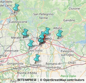 Mappa Via Mameli Goffredo, 24126 Bergamo BG, Italia (10.18364)