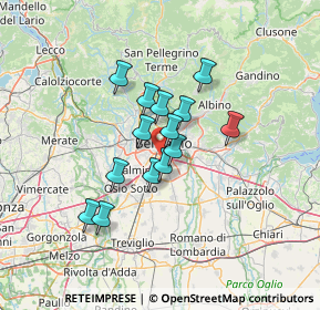 Mappa Via della Vittoria, 24126 Bergamo BG, Italia (9.685)