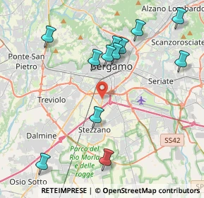 Mappa Via Mameli Goffredo, 24126 Bergamo BG, Italia (4.44)