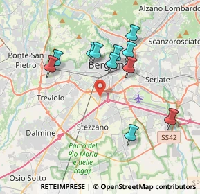 Mappa Via Mameli Goffredo, 24126 Bergamo BG, Italia (3.50364)