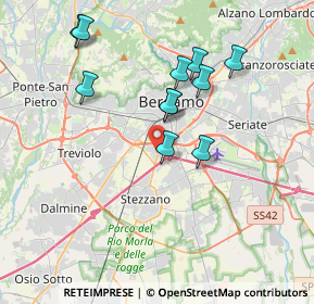 Mappa Via della Vittoria, 24126 Bergamo BG, Italia (3.47455)