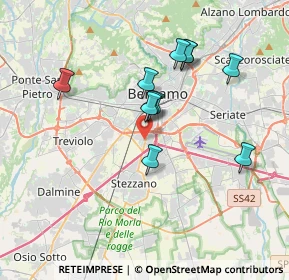 Mappa Via Mameli Goffredo, 24126 Bergamo BG, Italia (3.17545)