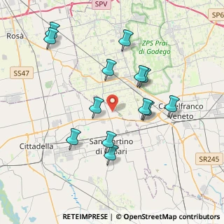 Mappa Via Motte, 35018 San Martino di Lupari PD, Italia (3.75692)