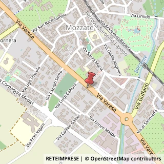 Mappa Strada statale 233, KM 28,820, 22076 Mozzate, Como (Lombardia)