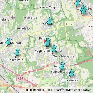 Mappa Via San Martino, 21054 Fagnano Olona VA, Italia (2.65273)