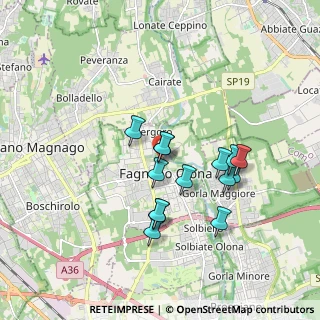 Mappa Via San Martino, 21054 Fagnano Olona VA, Italia (1.51286)