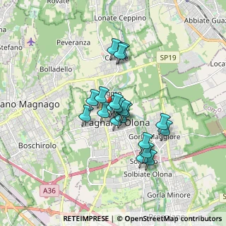 Mappa Via San Martino, 21054 Fagnano Olona VA, Italia (1.245)