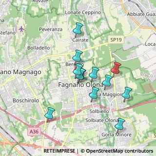 Mappa Via San Martino, 21054 Fagnano Olona VA, Italia (1.58667)