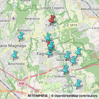 Mappa Via San Martino, 21054 Fagnano Olona VA, Italia (1.94308)