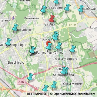 Mappa Via San Martino, 21054 Fagnano Olona VA, Italia (2.4975)