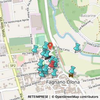 Mappa Via San Martino, 21054 Fagnano Olona VA, Italia (0.204)