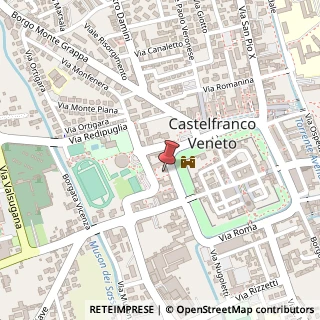 Mappa Via Fabio Filzi, 10, 31033 Castelfranco Veneto, Treviso (Veneto)