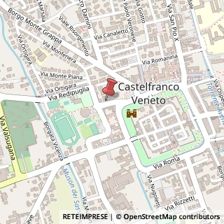 Mappa Via Vittorio Veneto, 15, 31033 Castelfranco Veneto, Treviso (Veneto)