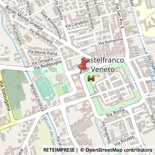 Mappa Via Fabio Filzi, 39, 31033 Castelfranco Veneto, Treviso (Veneto)