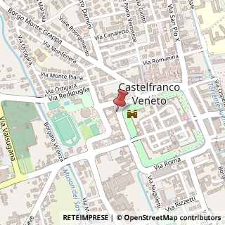 Mappa Via Fabio Filzi, 35, 31033 Castelfranco Veneto, Treviso (Veneto)