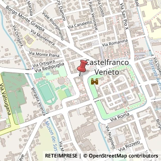 Mappa Via Vittorio Veneto, 3, 31033 Castelfranco Veneto, Treviso (Veneto)