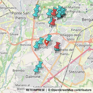 Mappa Via Aldo Moro, 24048 Treviolo BG, Italia (2.2025)