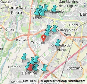Mappa Via Aldo Moro, 24048 Treviolo BG, Italia (2.235)