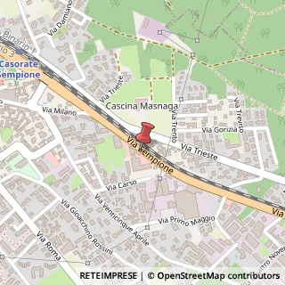 Mappa Corso Sempione, 33, 21011 Casorate Sempione VA, Italia, 21011 Casorate Sempione, Varese (Lombardia)