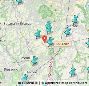 Mappa Via S. Carlo, 23880 Casatenovo LC, Italia (6.09938)