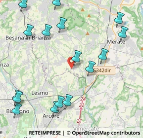 Mappa Via S. Carlo, 23880 Casatenovo LC, Italia (5.31438)