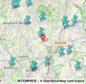 Mappa Via S. Carlo, 23880 Casatenovo LC, Italia (5.40188)