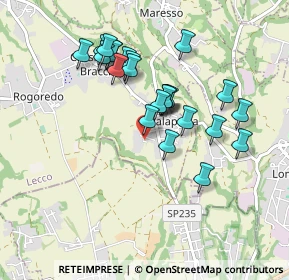 Mappa Via S. Carlo, 23880 Casatenovo LC, Italia (0.81667)