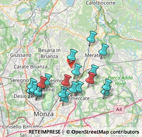 Mappa Via San Carlo, 23880 Casatenovo LC, Italia (7.437)