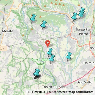 Mappa Via Felice Beretta, 24030 Medolago BG, Italia (5.37923)