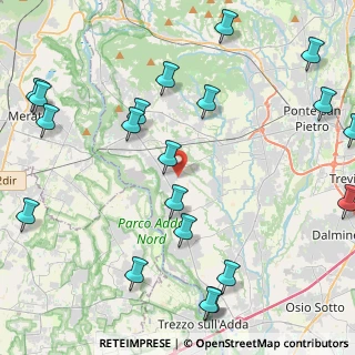 Mappa Via Felice Beretta, 24030 Medolago BG, Italia (5.6905)