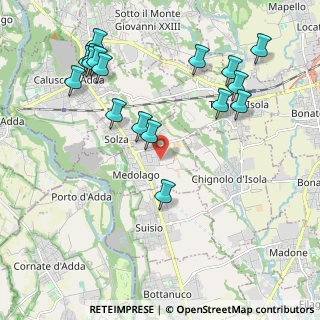 Mappa Via Felice Beretta, 24030 Medolago BG, Italia (2.34294)