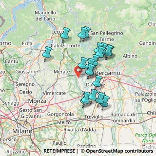 Mappa Via Felice Beretta, 24030 Medolago BG, Italia (11.706)
