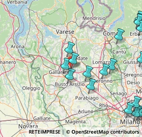 Mappa Via Edmondo de Amicis, 21054 Fagnano Olona VA, Italia (21.78333)