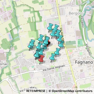 Mappa Via Edmondo de Amicis, 21054 Fagnano Olona VA, Italia (0.25)