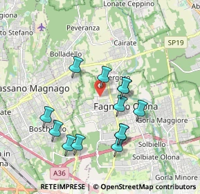 Mappa Via Edmondo de Amicis, 21054 Fagnano Olona VA, Italia (1.73154)