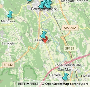Mappa Via San Lorenzo, 28060 Cureggio NO, Italia (3.08583)