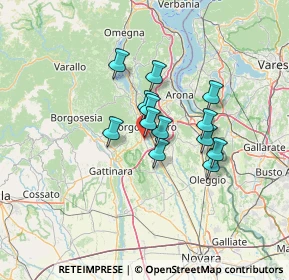 Mappa Via San Lorenzo, 28060 Cureggio NO, Italia (9.23385)