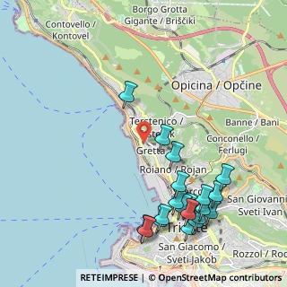 Mappa Erta dei Pruni, 34136 Trieste TS, Italia (2.495)