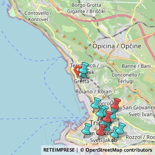 Mappa Erta dei Pruni, 34136 Trieste TS, Italia (2.77929)