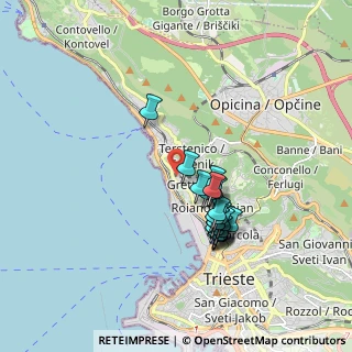 Mappa Erta dei Pruni, 34136 Trieste TS, Italia (1.5435)
